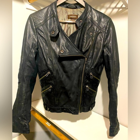 Danier Leather Biker Jacket - Picture 3 of 8